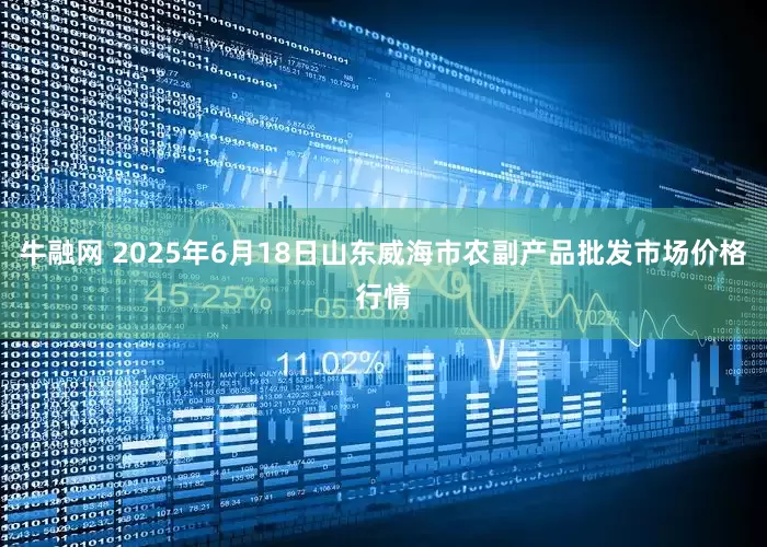 牛融网 2025年6月18日山东威海市农副产品批发市场价格行情